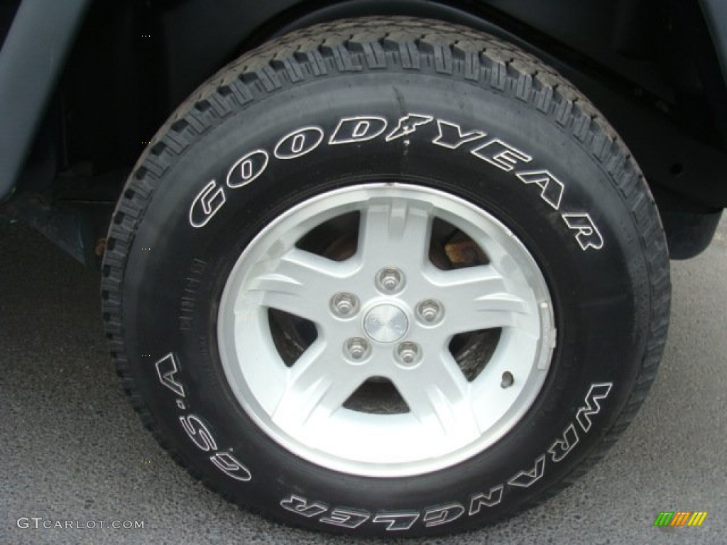 2004 Wrangler Sport 4x4 - Black / Dark Slate Gray photo #13