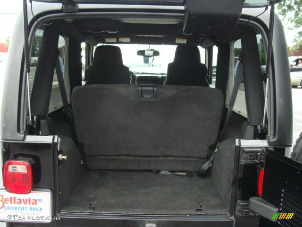 2004 Wrangler Sport 4x4 - Black / Dark Slate Gray photo #14