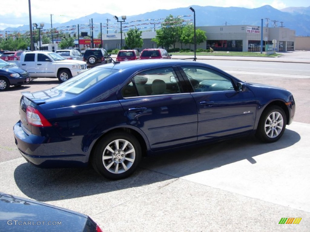2007 Milan V6 AWD - Dark Blue Pearl Metallic / Camel photo #10