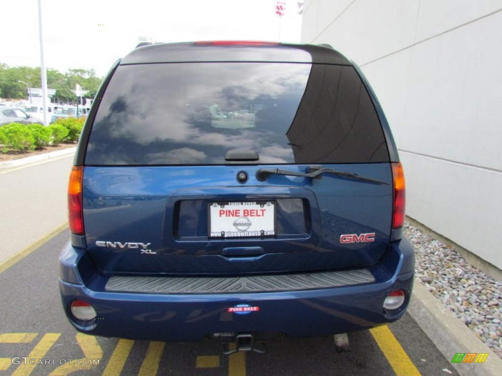 2006 Envoy XL SLT 4x4 - Superior Blue Metallic / Light Gray photo #6