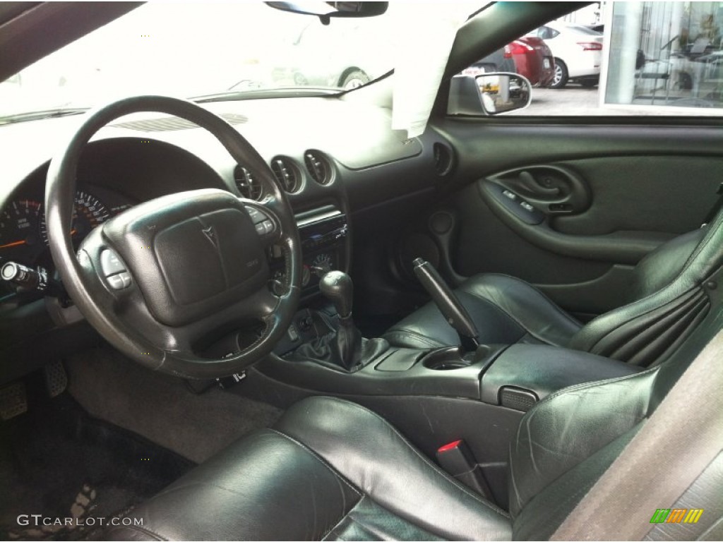 Ebony Interior 2001 Pontiac Firebird Trans Am Coupe Photo #83858631