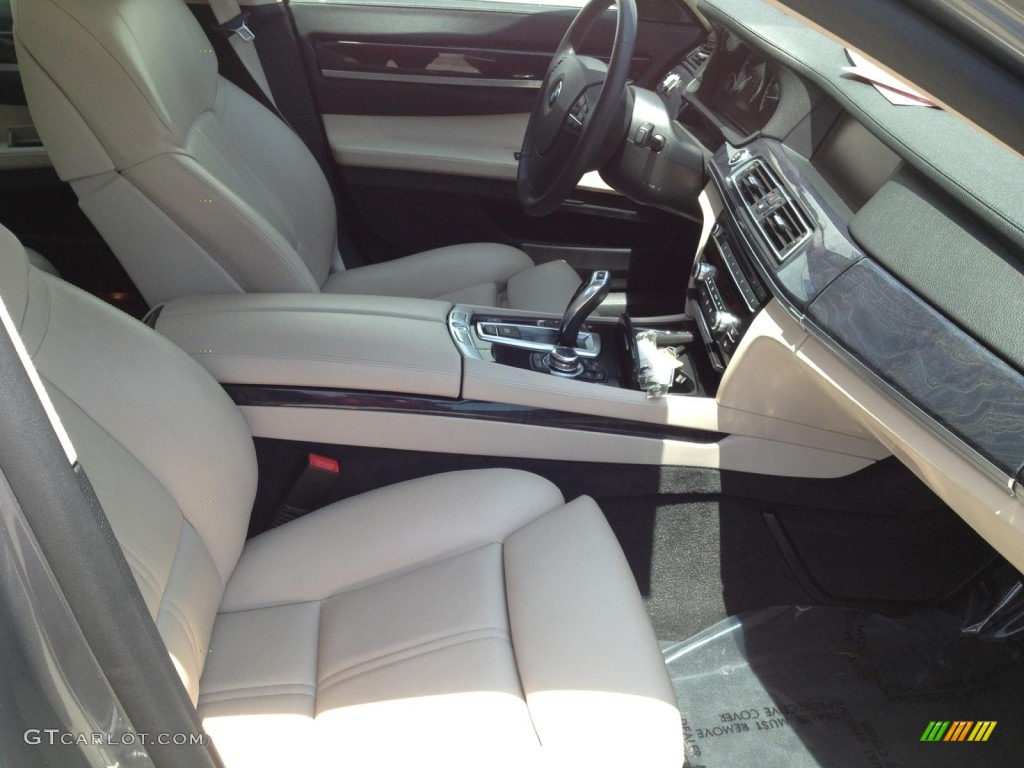 2010 7 Series 750i Sedan - Space Gray Metallic / Oyster/Black Nappa Leather photo #11