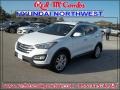 2013 Frost White Pearl Hyundai Santa Fe Sport 2.0T  photo #1