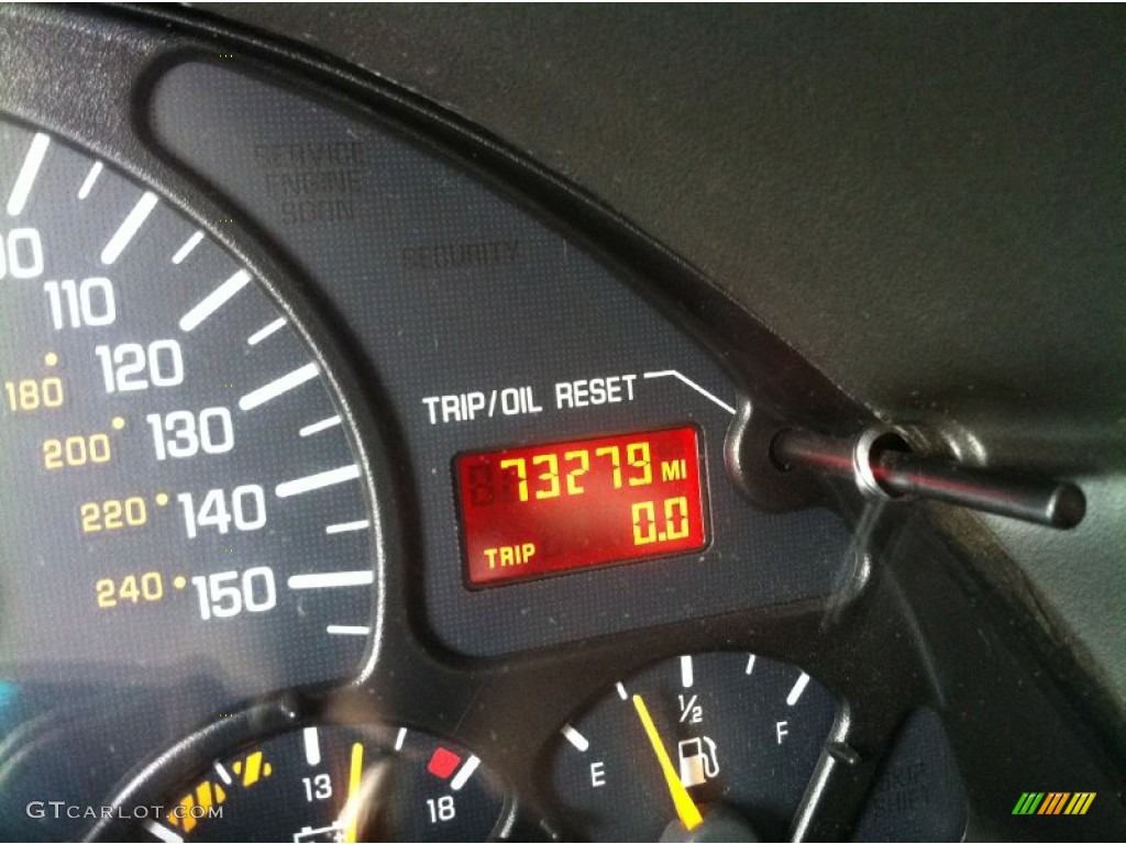 2001 Pontiac Firebird Trans Am Coupe Gauges Photo #83858740