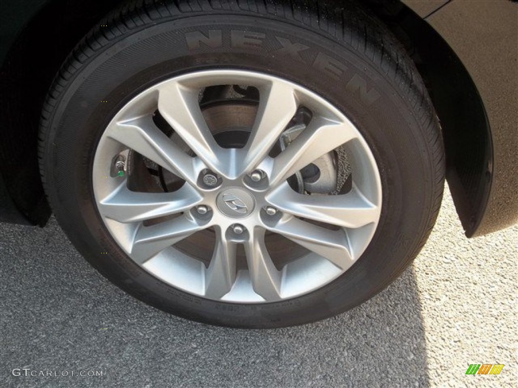 2013 Elantra GT - Black Noir Pearl / Beige photo #13