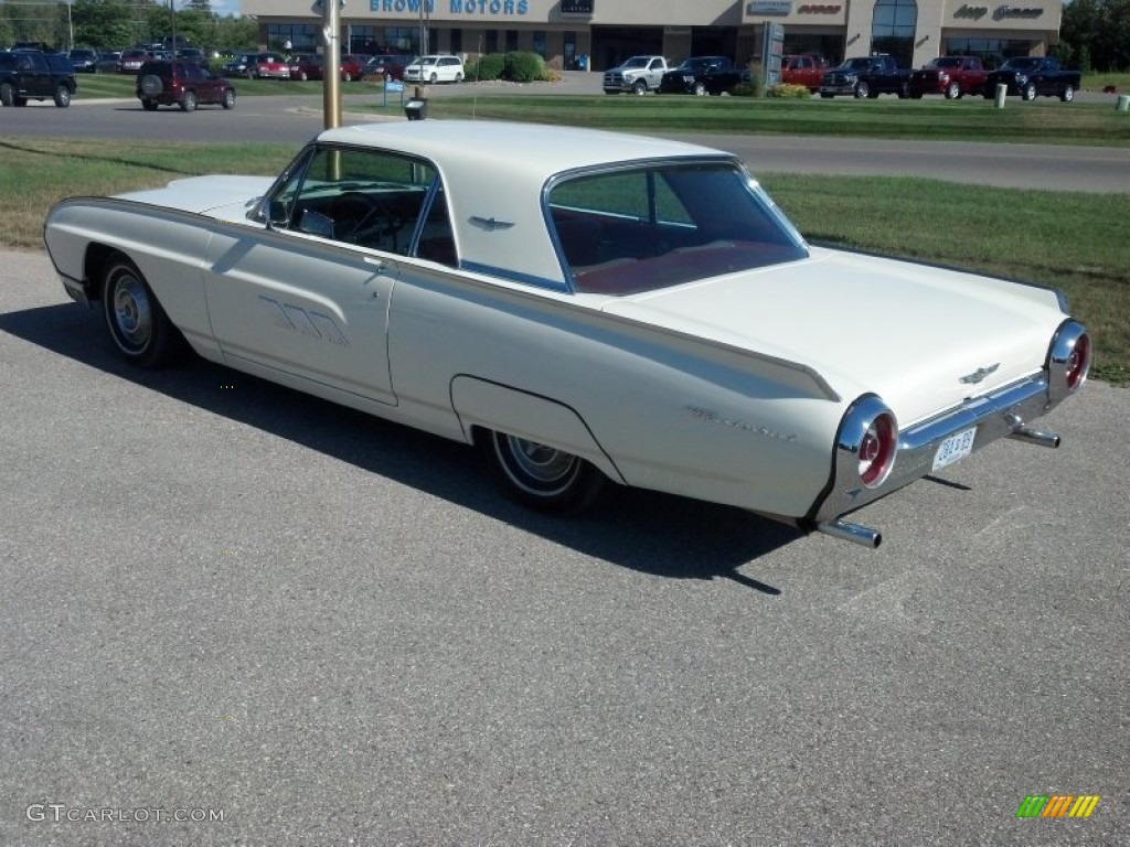 1963 Thunderbird Hardtop - Corinthian White / Red photo #4