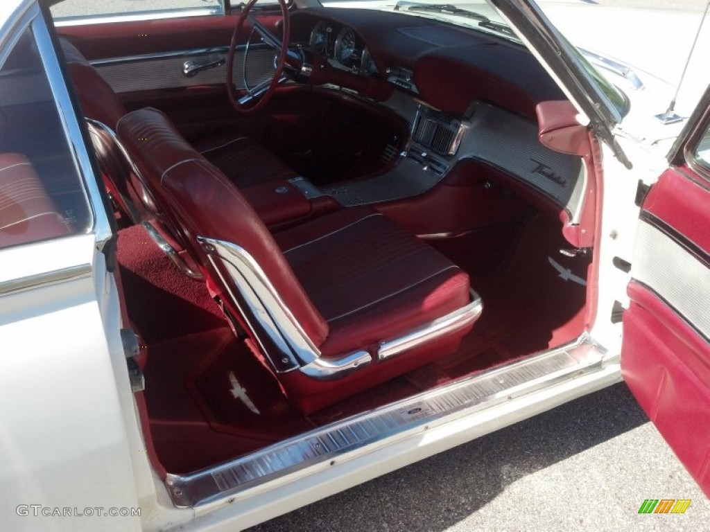 Red Interior 1963 Ford Thunderbird Hardtop Photo #83861382
