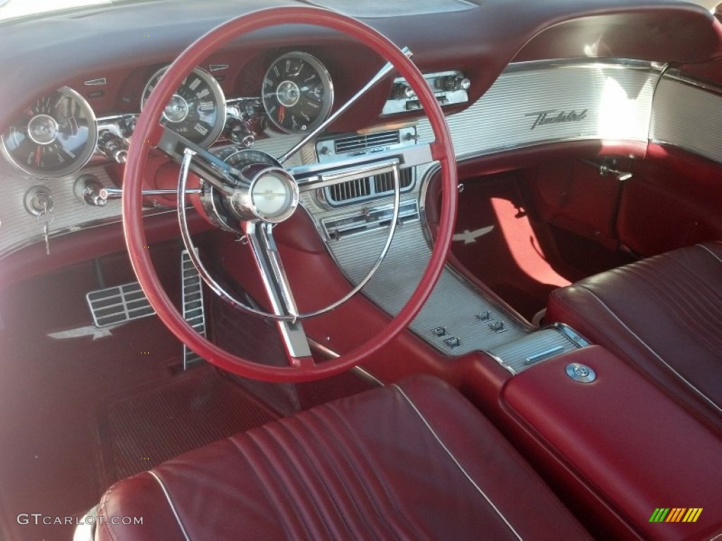 1963 Ford Thunderbird Hardtop Red Dashboard Photo #83861428