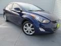 Indigo Night Blue 2012 Hyundai Elantra Limited