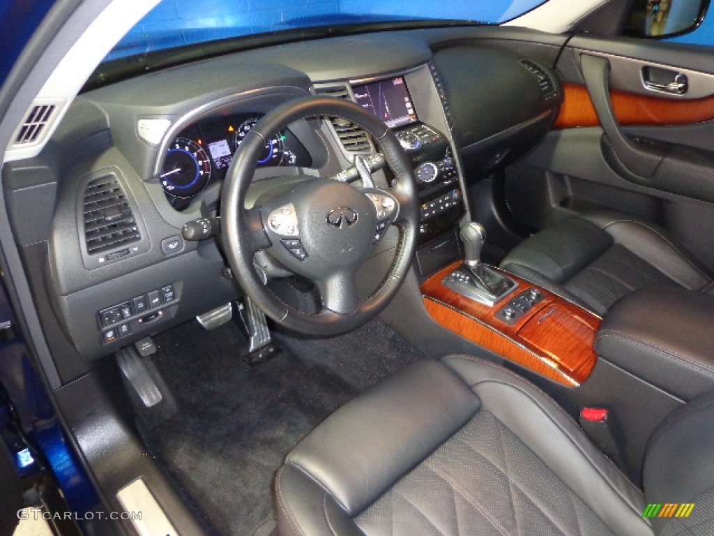 Graphite Interior 2013 Infiniti FX 50 AWD Photo #83861466