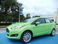 Green Envy - Fiesta SE Sedan Photo No. 1