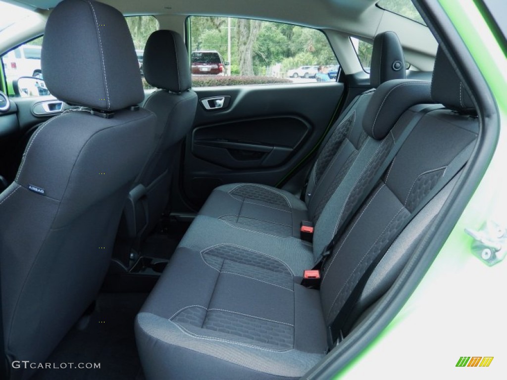 Charcoal Black Interior 2014 Ford Fiesta SE Sedan Photo #83861706
