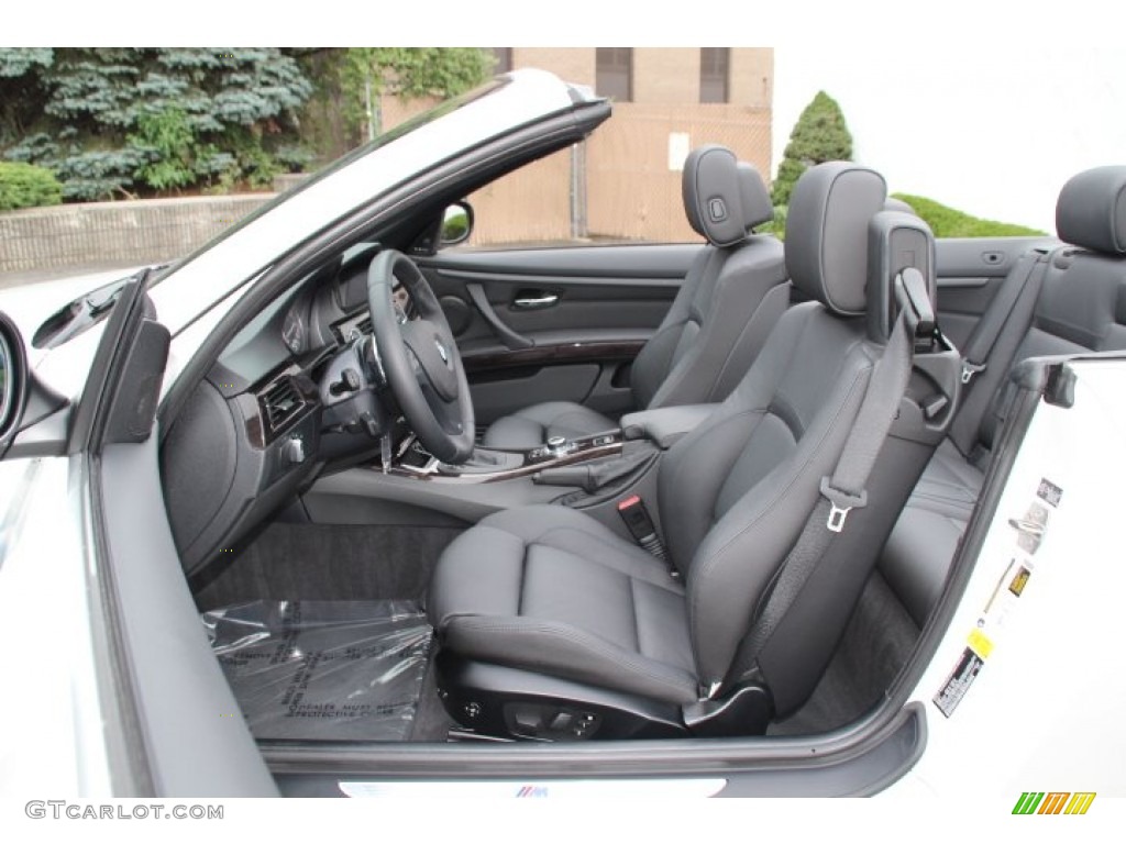2013 3 Series 335i Convertible - Mineral White Metallic / Black photo #11
