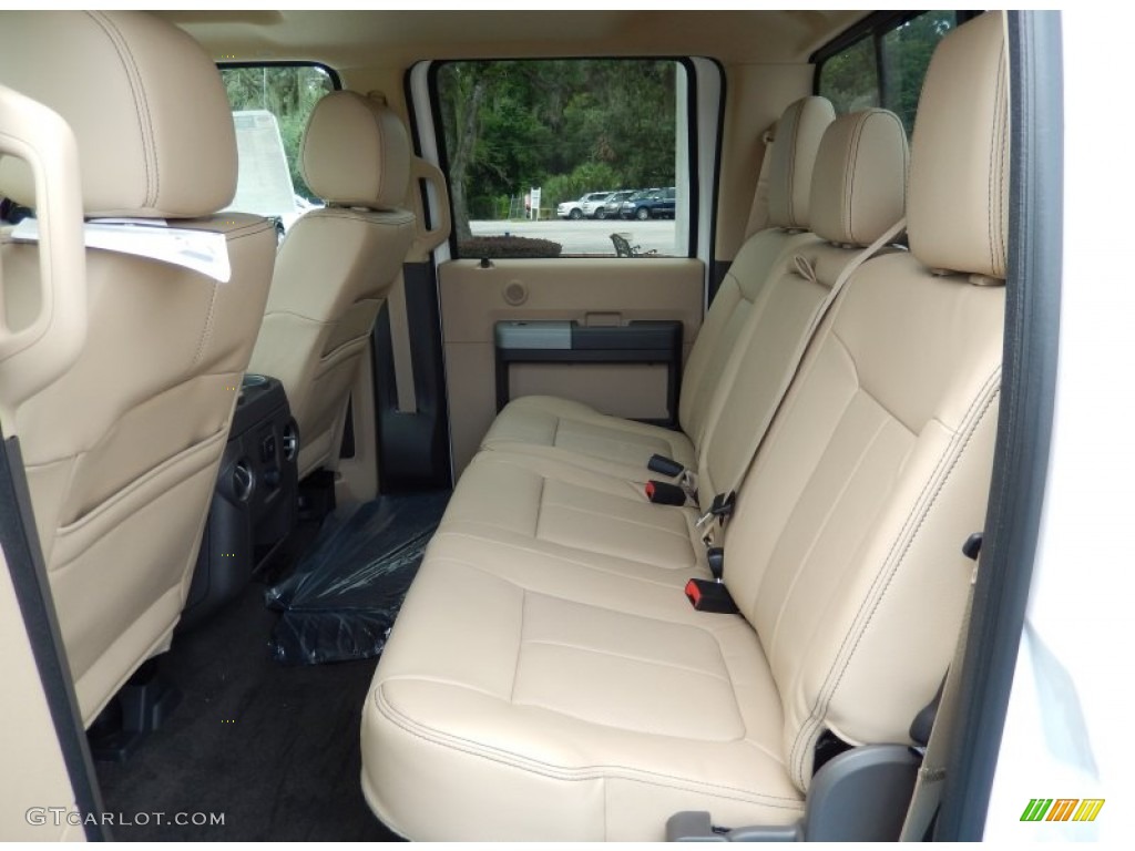 2013 Ford F450 Super Duty Lariat Crew Cab 4x4 Dually Rear Seat Photo #83862021