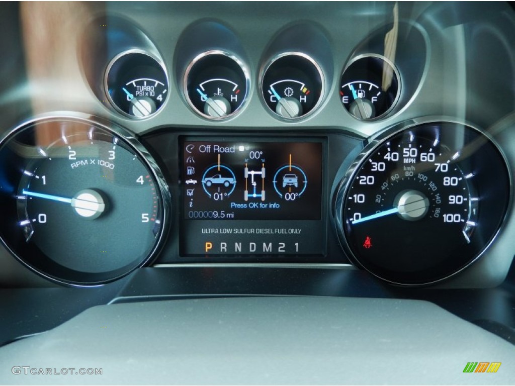 2013 Ford F450 Super Duty Lariat Crew Cab 4x4 Dually Gauges Photo #83862102