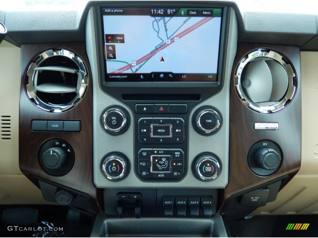 2013 Ford F450 Super Duty Lariat Crew Cab 4x4 Dually Controls Photos