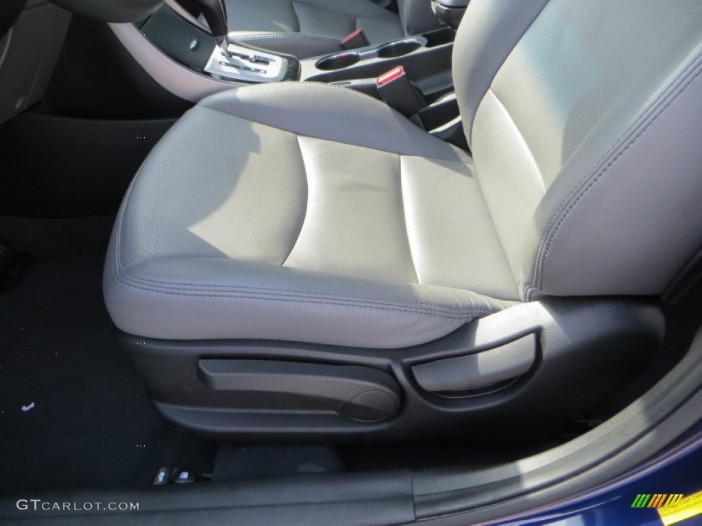 2012 Elantra Limited - Indigo Night Blue / Gray photo #31