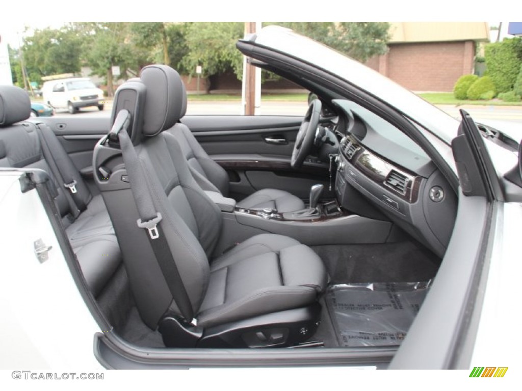 2013 3 Series 335i Convertible - Mineral White Metallic / Black photo #25