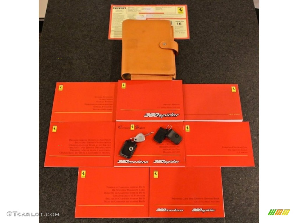 2004 Ferrari 360 Spider F1 Books/Manuals Photo #83862627