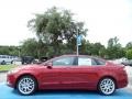 2013 Ruby Red Metallic Ford Fusion Titanium  photo #2