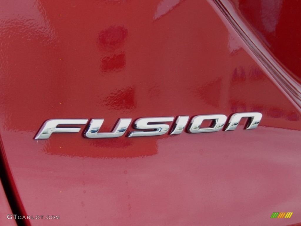 2013 Fusion Titanium - Ruby Red Metallic / Charcoal Black photo #4