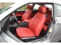 Coral Red/Black Dakota Leather Interior Photo for 2011 BMW 3 Series #83863344