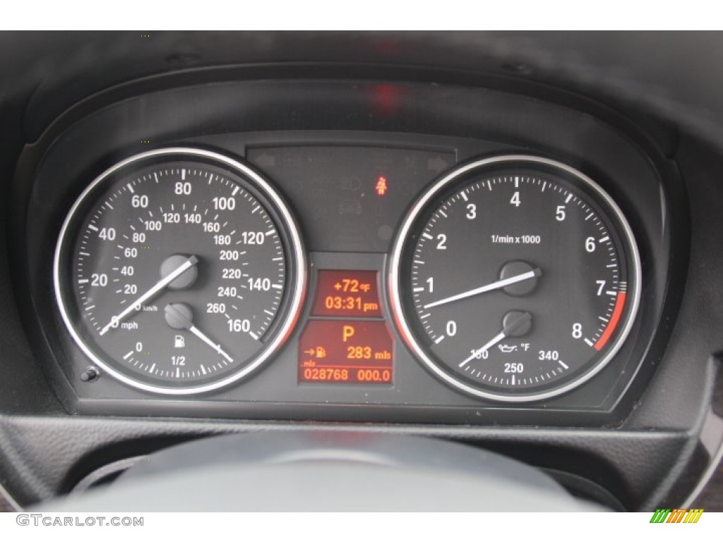 2011 BMW 3 Series 328i xDrive Coupe Gauges Photo #83863499