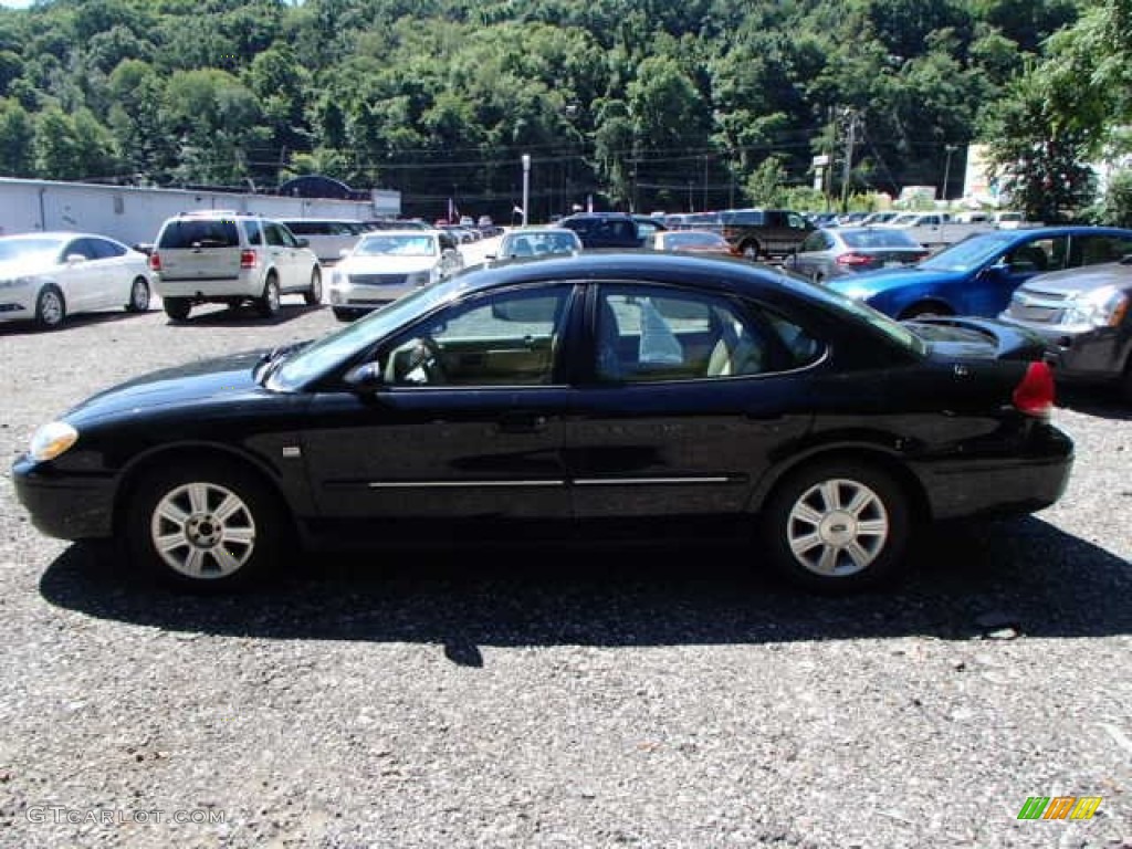 2004 Taurus SEL Sedan - Black / Medium Parchment photo #5