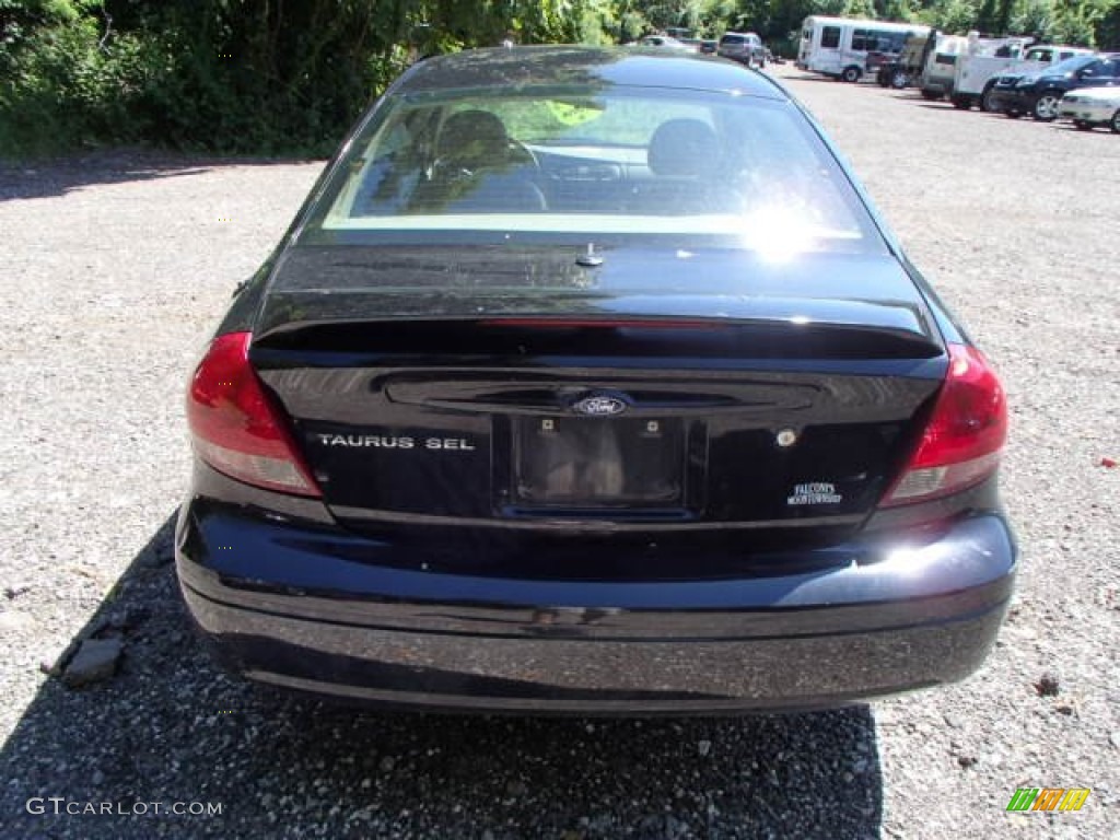 2004 Taurus SEL Sedan - Black / Medium Parchment photo #7