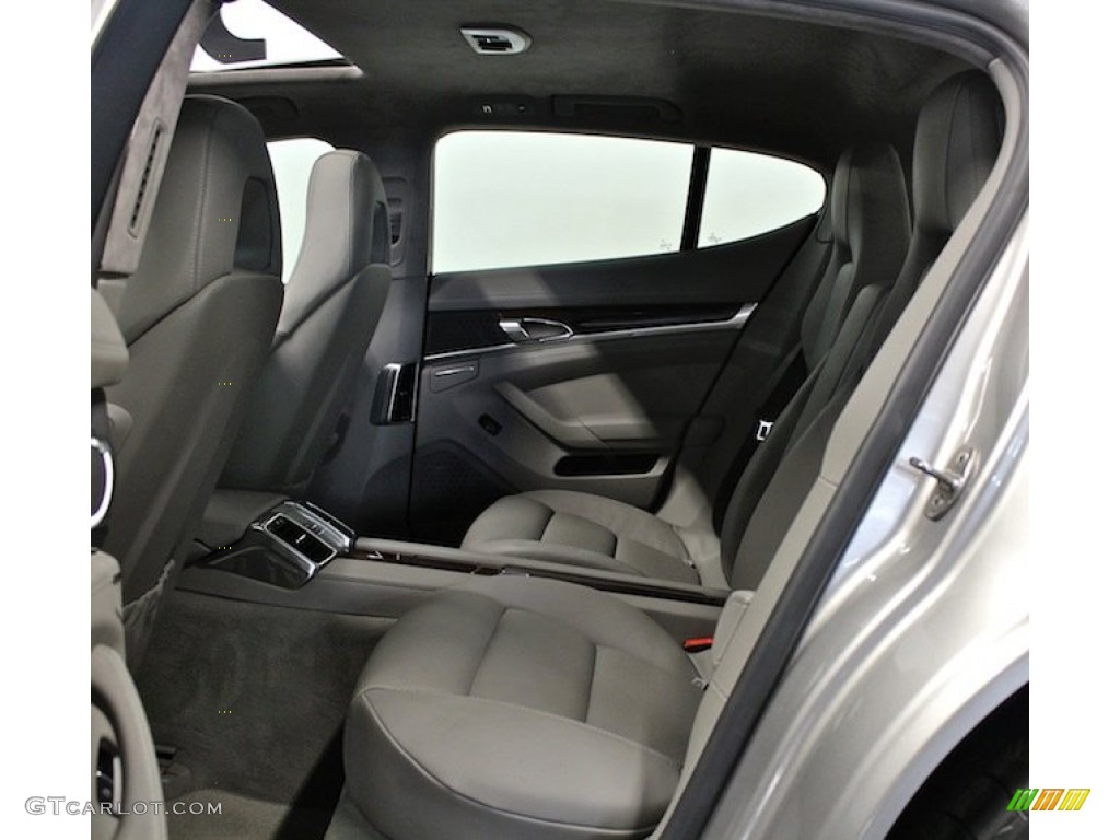 Platinum Grey Interior 2010 Porsche Panamera Turbo Photo #83863920