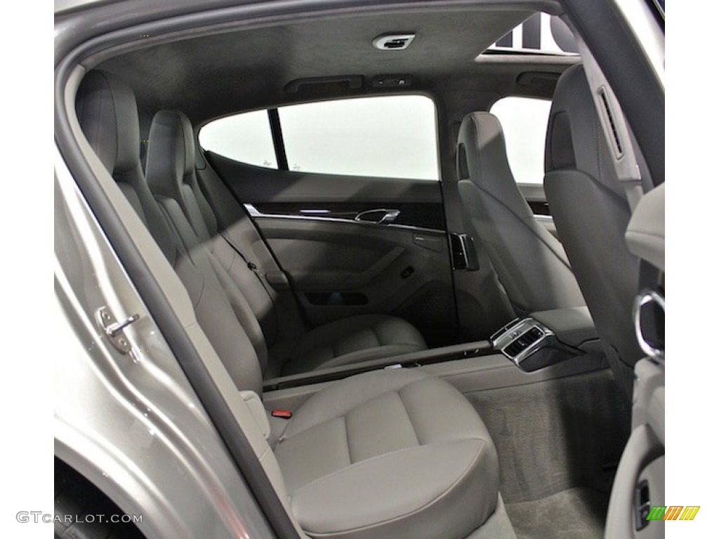 Platinum Grey Interior 2010 Porsche Panamera Turbo Photo #83863938