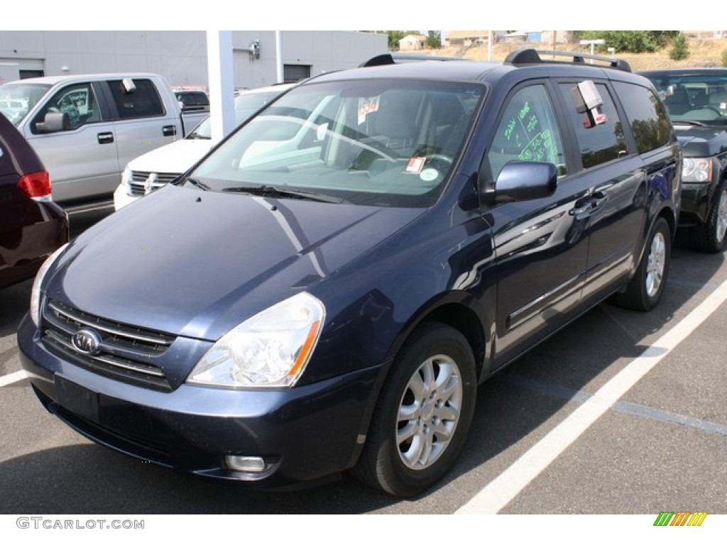 Velvet Blue 2006 Kia Sedona LX Exterior Photo #83865156