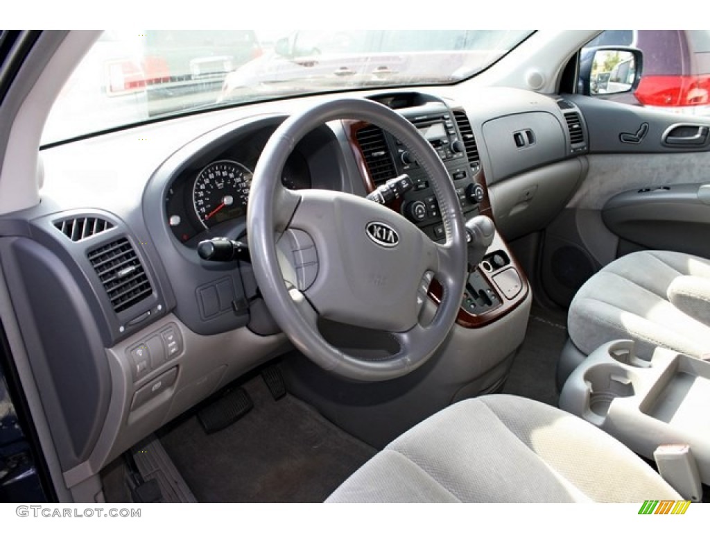 Gray Interior 2006 Kia Sedona LX Photo #83865177