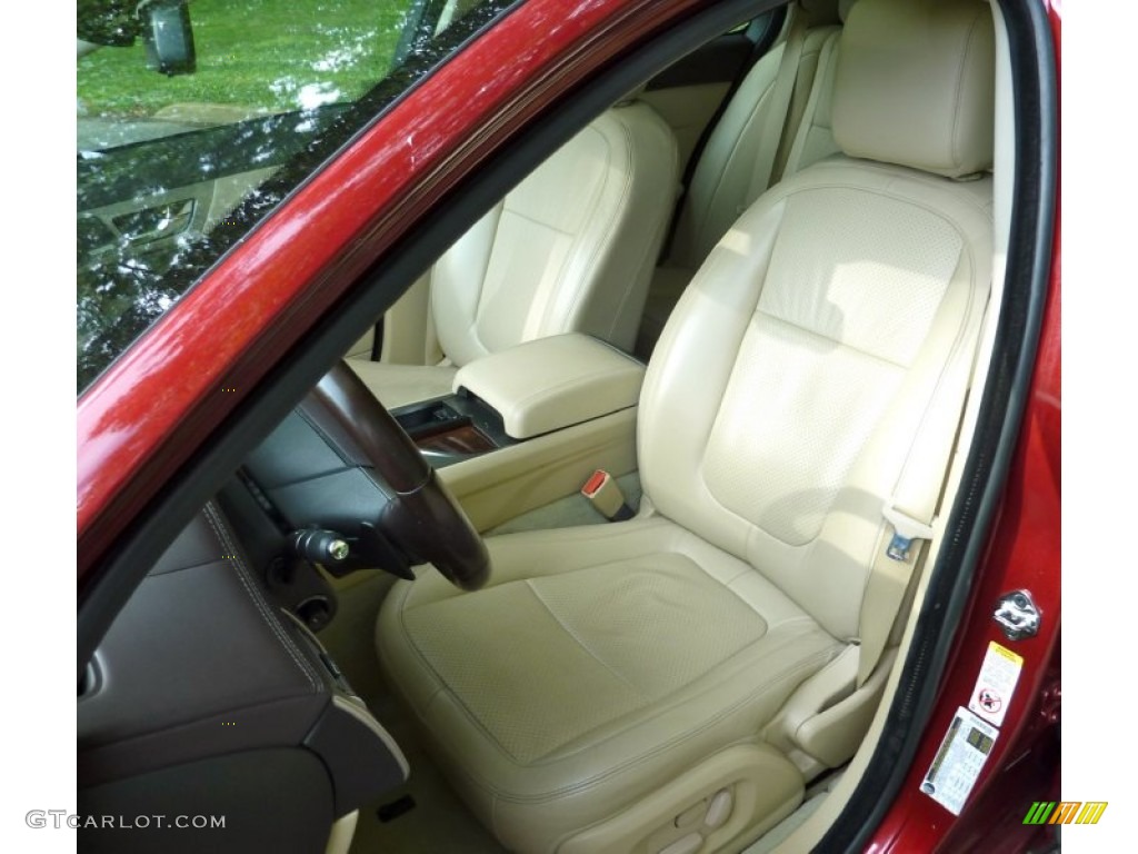 2010 XF Premium Sport Sedan - Claret Red Metallic / Barley photo #13