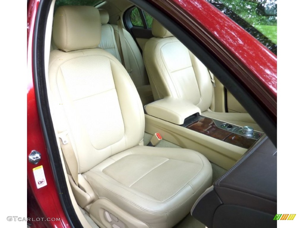 2010 XF Premium Sport Sedan - Claret Red Metallic / Barley photo #24