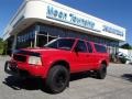 2001 Fire Red GMC Sonoma SLS Extended Cab 4x4  photo #1