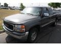 2001 Storm Gray Metallic GMC Sierra 1500 SLE Extended Cab 4x4  photo #4