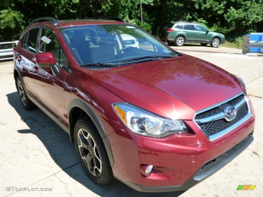 2013 XV Crosstrek 2.0 Premium - Venetian Red Pearl / Ivory photo #6