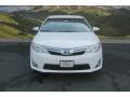 2013 Super White Toyota Camry Hybrid XLE  photo #3