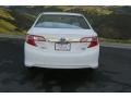 2013 Super White Toyota Camry Hybrid XLE  photo #4