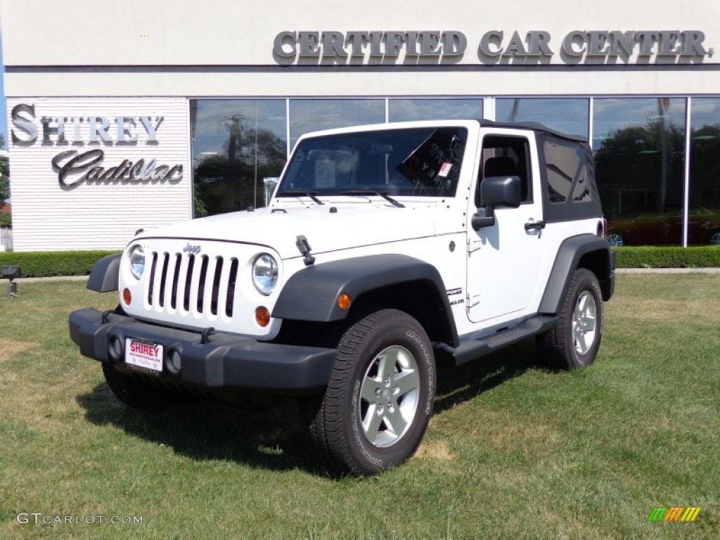 2012 Wrangler Sport S 4x4 - Bright White / Black photo #3