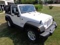 2012 Bright White Jeep Wrangler Sport S 4x4  photo #5