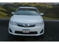 2013 Super White Toyota Camry LE  photo #3