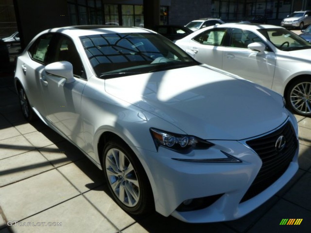 2014 IS 250 AWD - Starfire Pearl / Flaxen photo #5