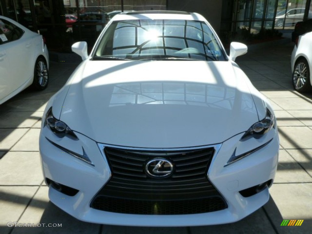 2014 IS 250 AWD - Starfire Pearl / Flaxen photo #6