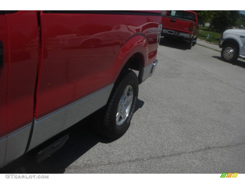 2010 F150 XLT Regular Cab 4x4 - Red Candy Metallic / Medium Stone photo #30