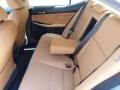 2014 Lexus IS Flaxen Interior Rear Seat Photo