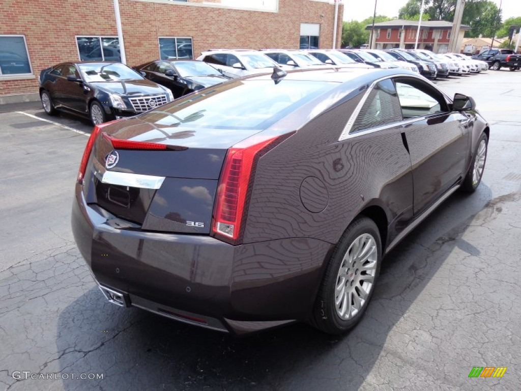2014 CTS Coupe - Majestic Plum Metallic / Light Titanium/Ebony photo #4