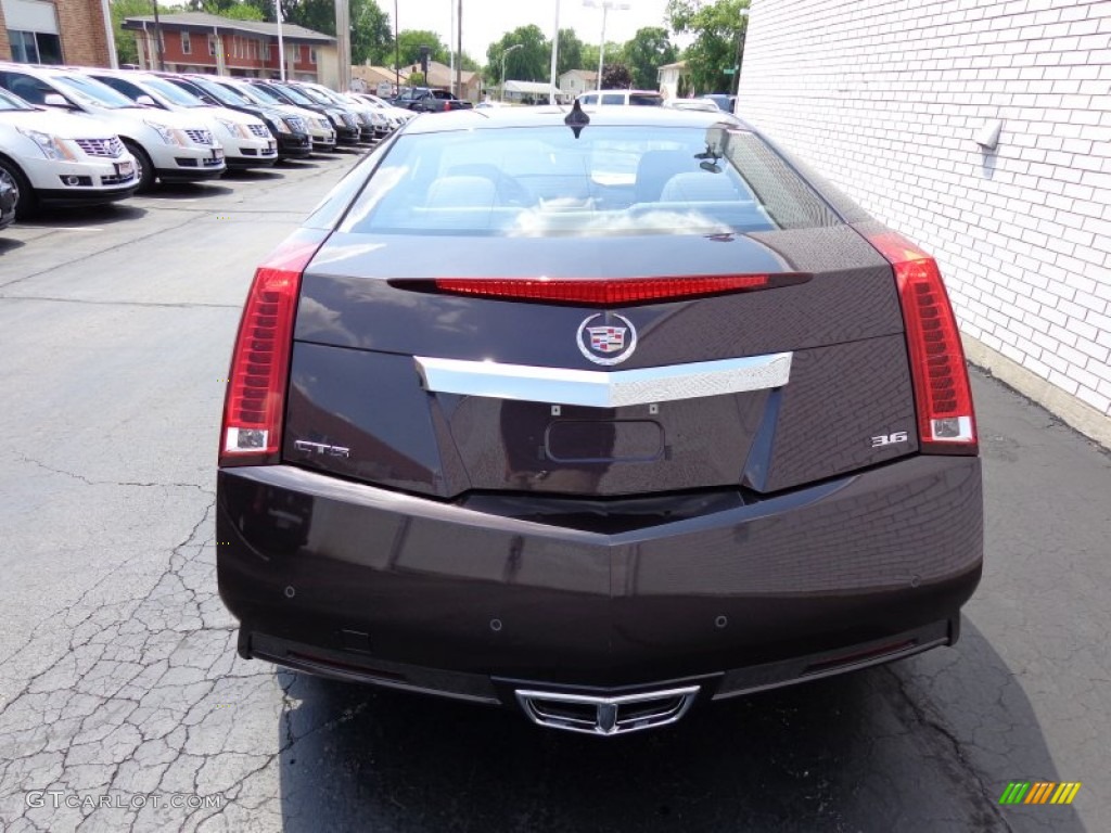 2014 CTS Coupe - Majestic Plum Metallic / Light Titanium/Ebony photo #5
