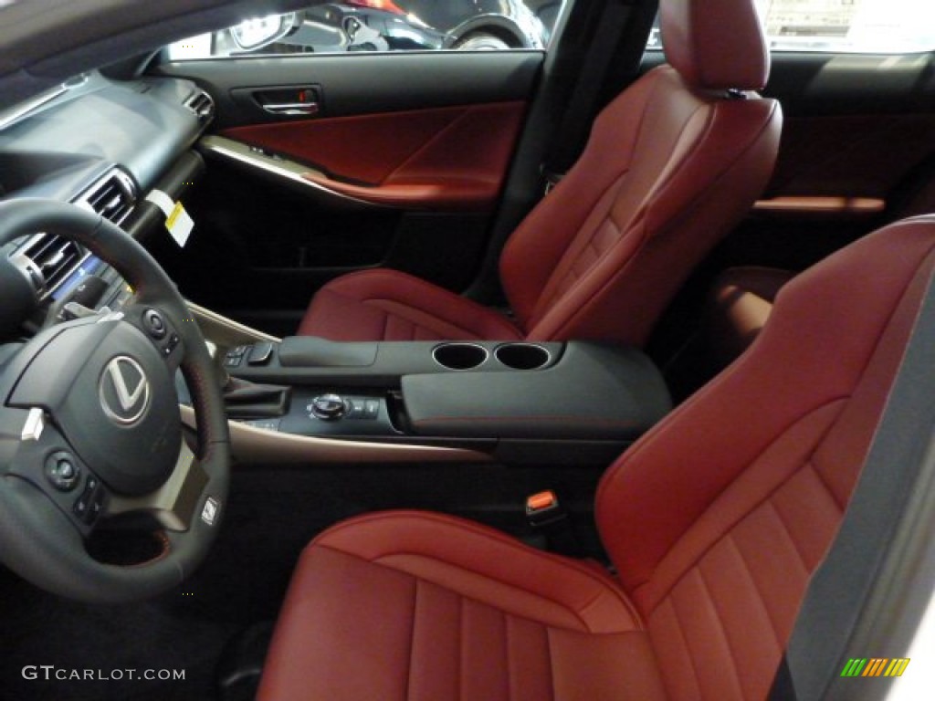 Rioja Red Interior 2014 Lexus IS 250 F Sport AWD Photo #83870079